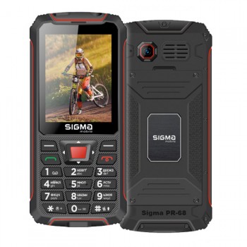 Sigma mobile X-treme PR68 Black-Red