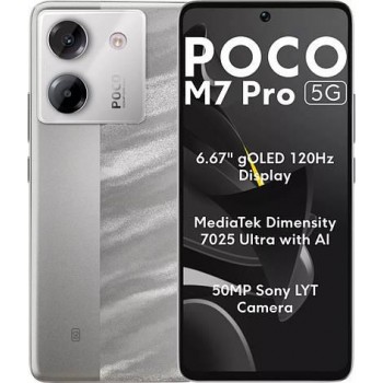 Смартфон Xiaomi Poco M7 Pro 5G 12/256GB Silver