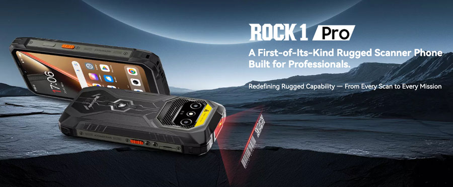 Blackview Rock 1 Pro 8/256GB Scaner Black — защищённый смартфон со сканером штрихкодов
