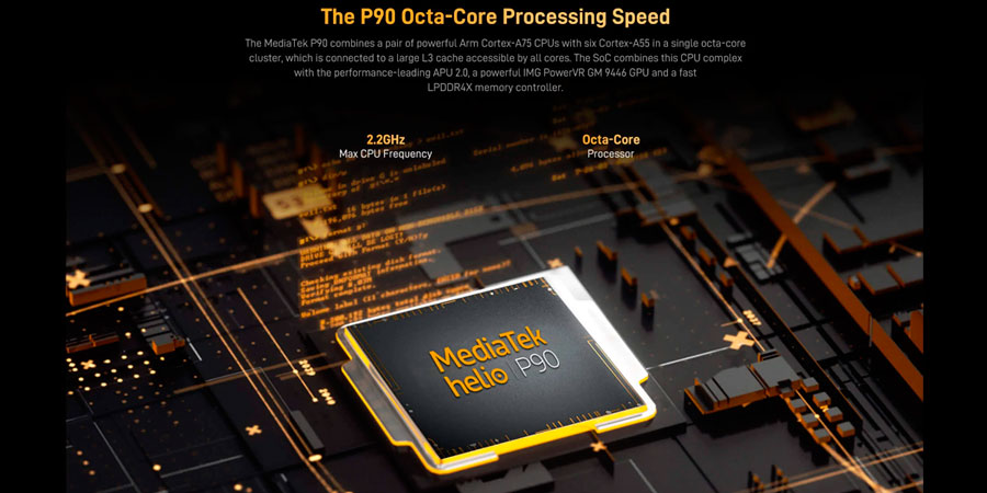  Doogee S89 8-и ядерный процессор MediaTek helio P90
