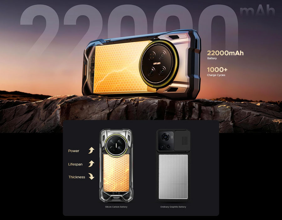 Doogee V Max 2 Pro 16GB/1TB Ridge Gray 22000 АКБ