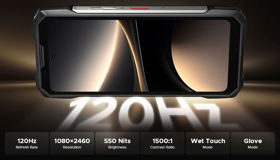 Doogee V Max 2 Pro 16GB/1TB Ridge Gray 120 HZ экран