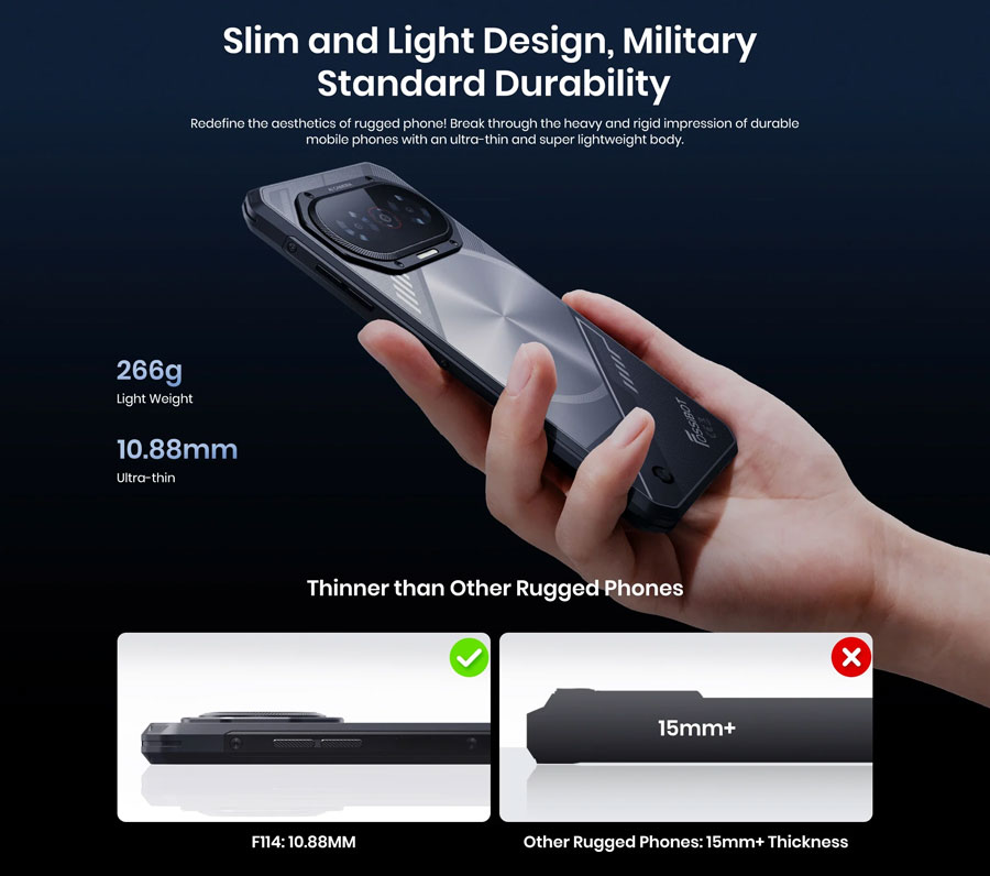 FOSSiBOT F114 4/128GB Black