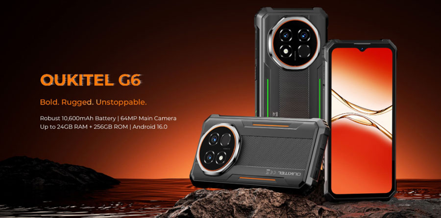 Oukitel G6 8/256GB Black современный защищенный смартфон