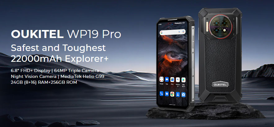 Oukitel WP19 Pro новый защищенный смартфон
