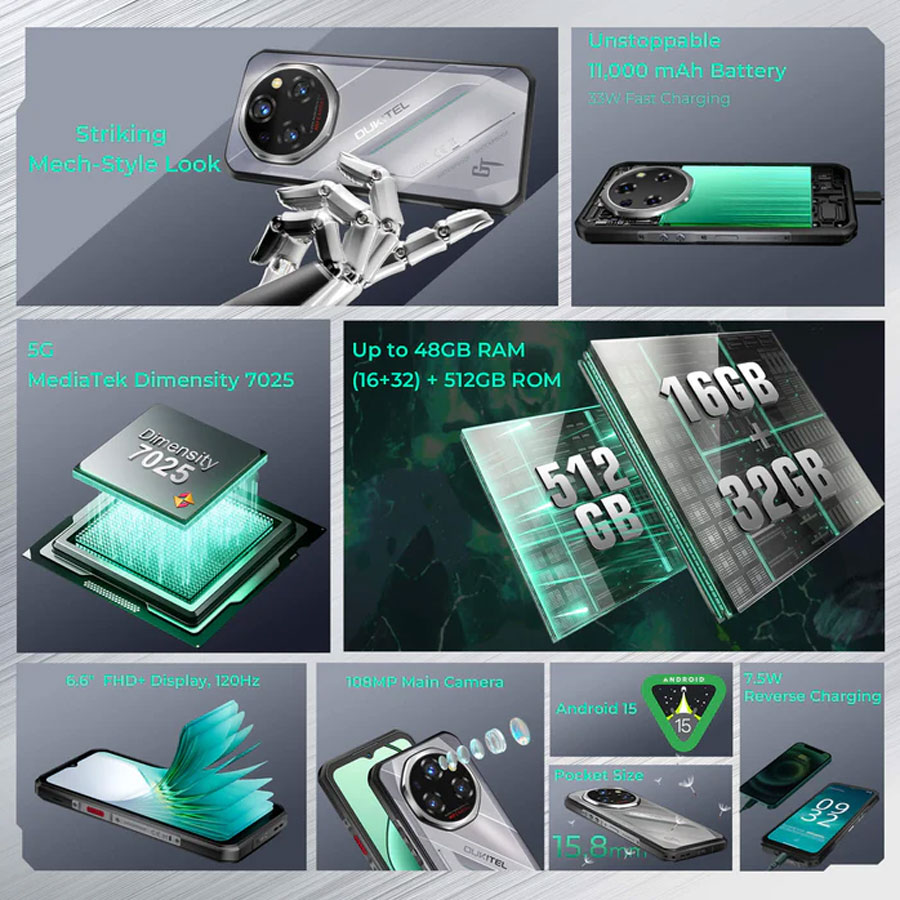 Oukitel WP62 16/512GB Black