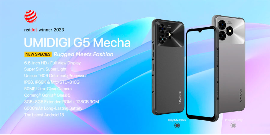 противоударный смартфон UMIDIGI G5 Mecha 8/128